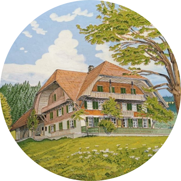 Das Bauernhaus um zirka 1910